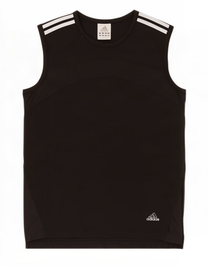 Adidas Męska Kamizelka Top Mała Czarna Poliester