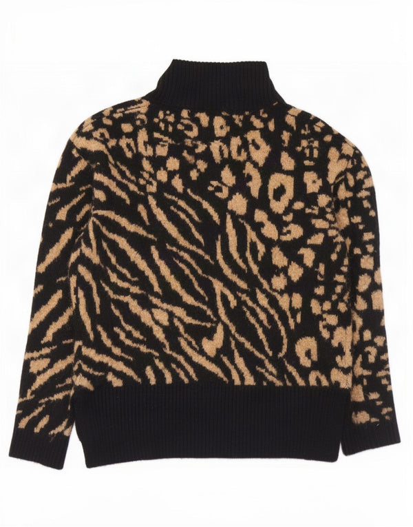Marks & Spencer Damski sweter z golfem UK 10, mały, czarny