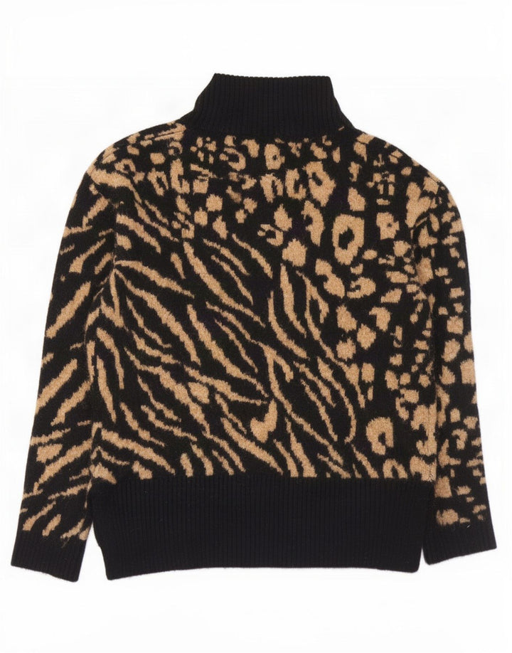 Marks & Spencer Damski sweter z golfem UK 10, mały, czarny