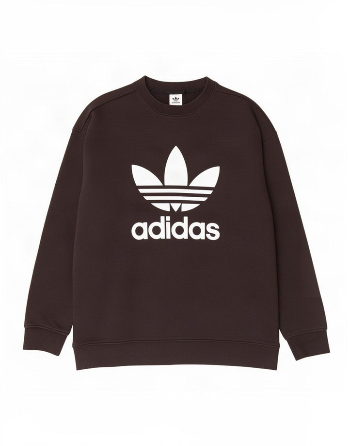 Adidas Męska bluza z grafiką, duża, czarna, bawełniana