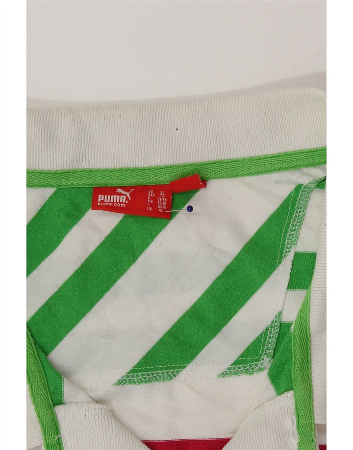 Męska koszulka polo Puma XL w wielokolorowe paski