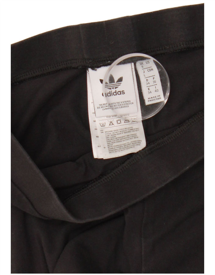 Legginsy Damskie Adidas UK 8 Małe Czarne Bawełniane