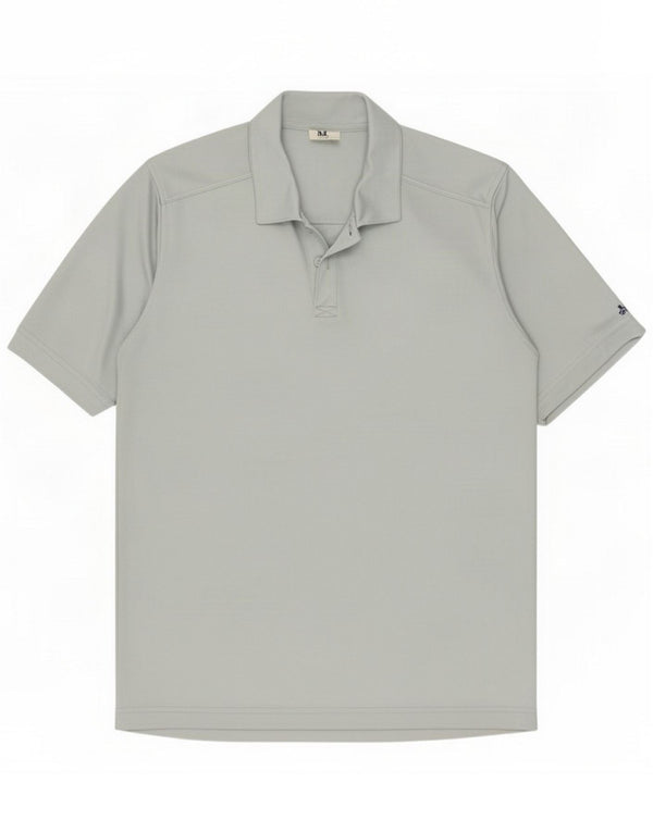 Męska koszulka polo Adidas, średni szary