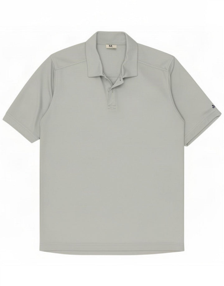 Męska koszulka polo Adidas, średni szary