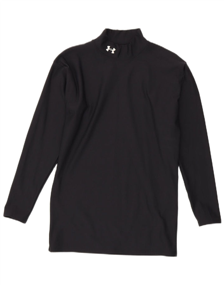 Męski top męski Under Armour Cold Gear z długim rękawem 2XL, czarny nylon