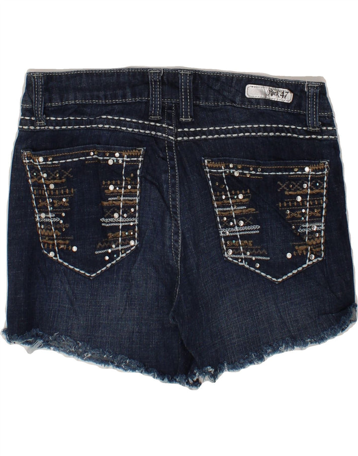 WRANGLER Womens Denim Shorts W29 Medium  Blue Cotton Vintage Wrangler and Second-Hand Wrangler from Messina Hembry 