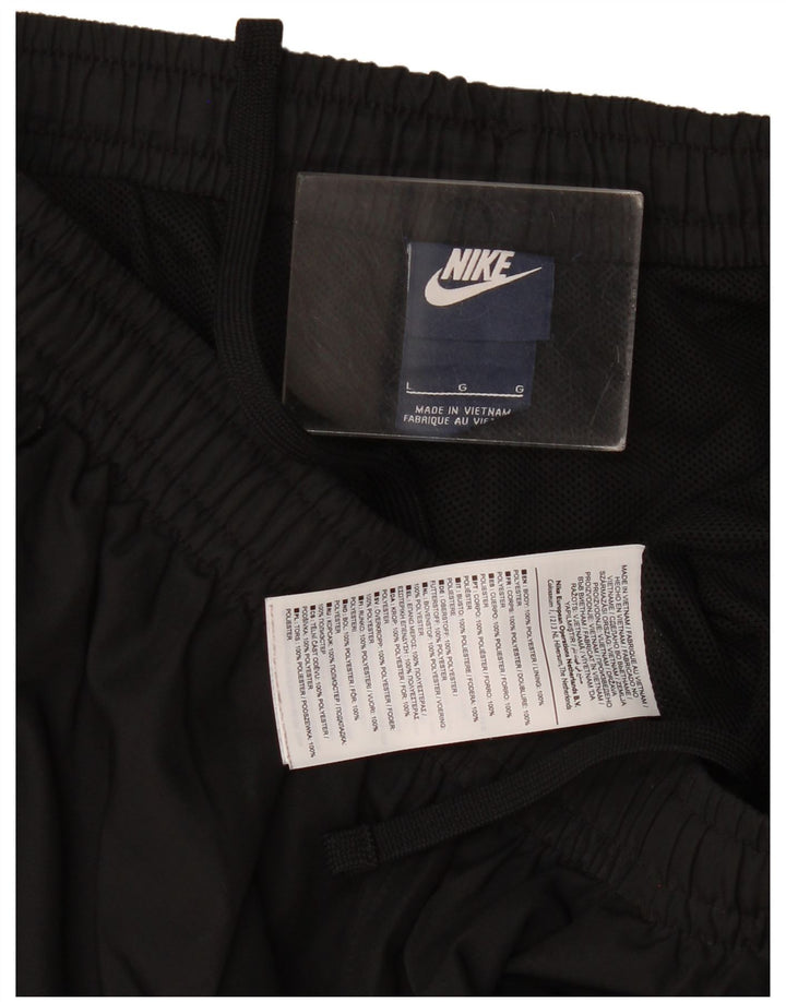Męskie spodenki sportowe Nike, duże, czarne, poliestrowe