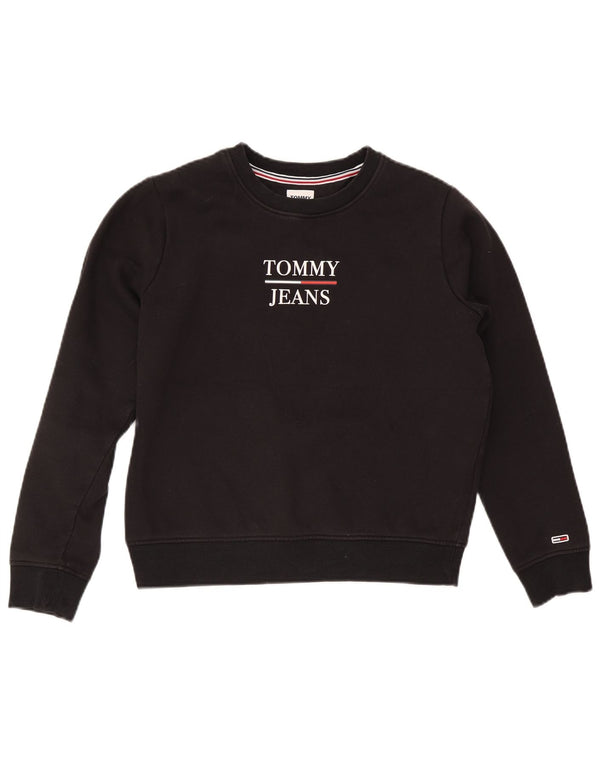 Damska bluza oversize Tommy Hilfiger Graphic UK 10 Small Black