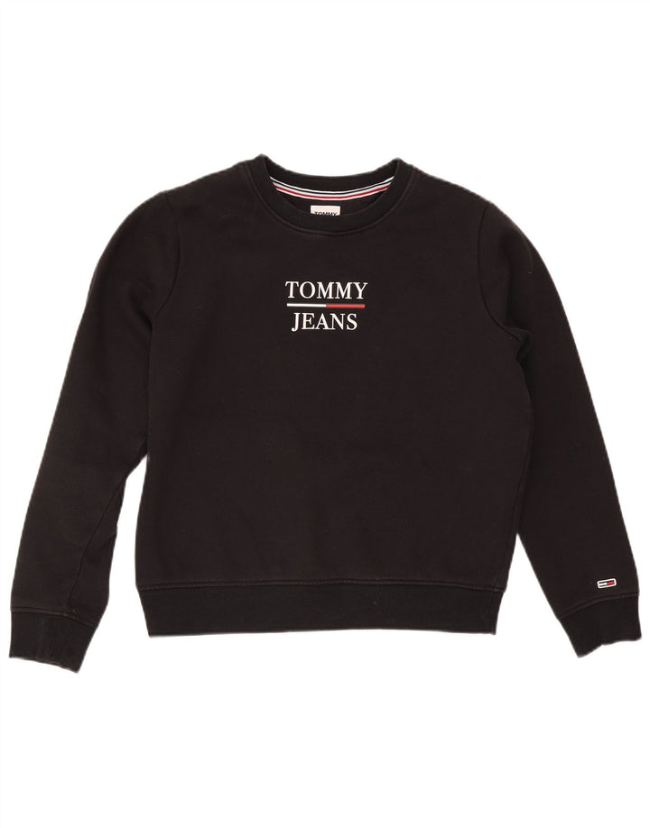 Damska bluza oversize Tommy Hilfiger Graphic UK 10 Small Black