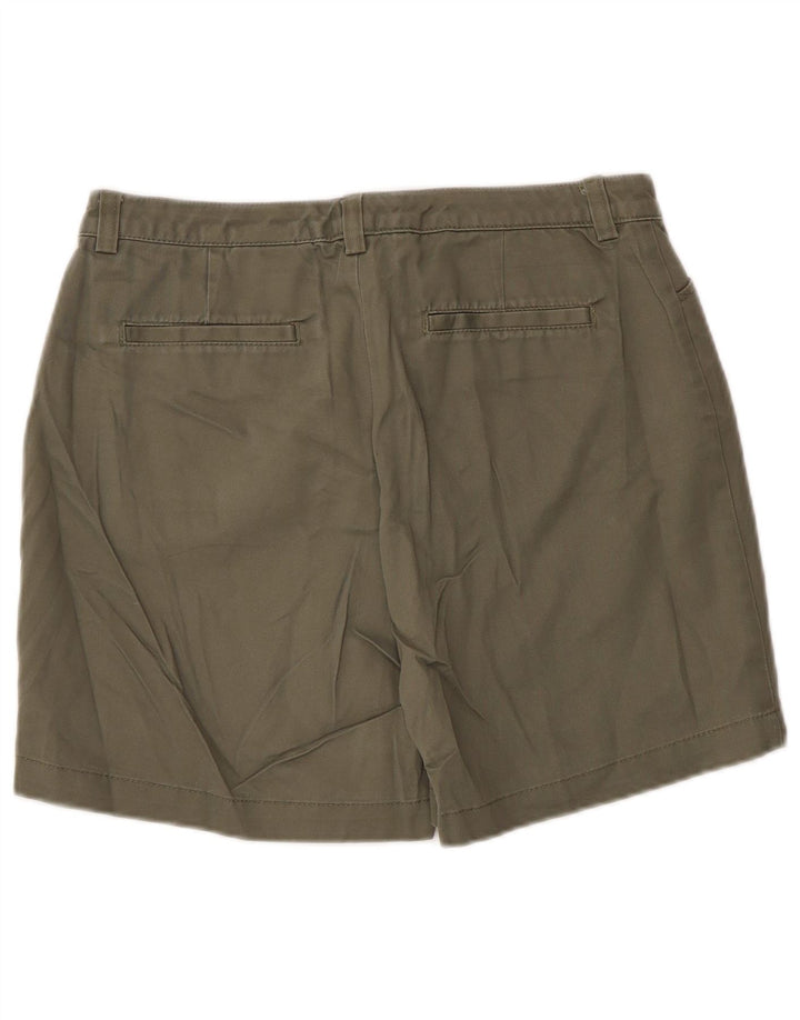 Damskie spodenki codzienne Eddie Bauer US 6 Medium W30, bawełna khaki