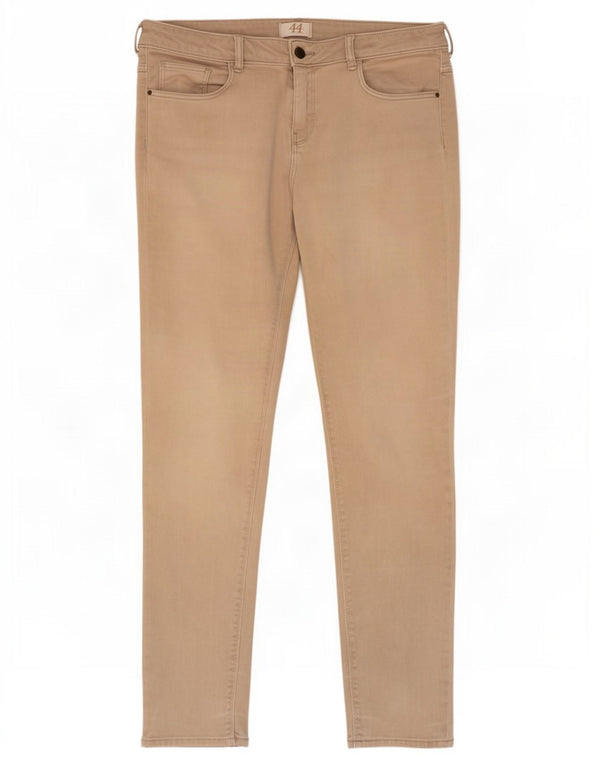 Spodnie damskie Zara Skinny Casual EU 44 XL W34 L30 Beżowe
