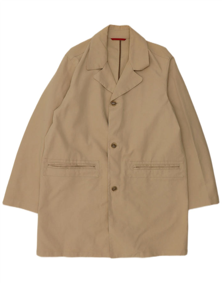 Płaszcz męski Belfe UK 42 XL, beżowy, bawełniany