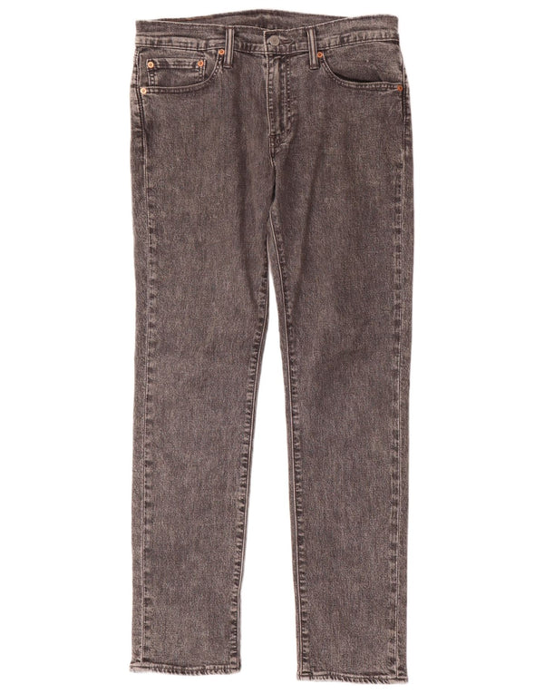 Męskie jeansy Levi's 511 Slim W32 L32 Szara bawełniana nakrapiana