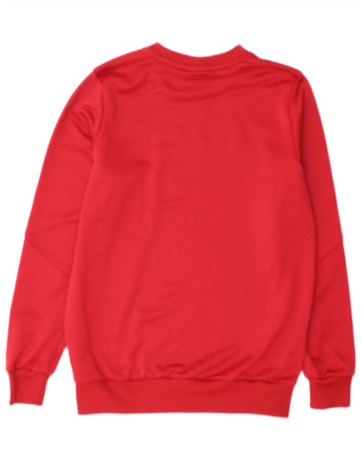 Bluza chłopięca Umbro z grafiką, 13-14 lat, czerwona, poliester