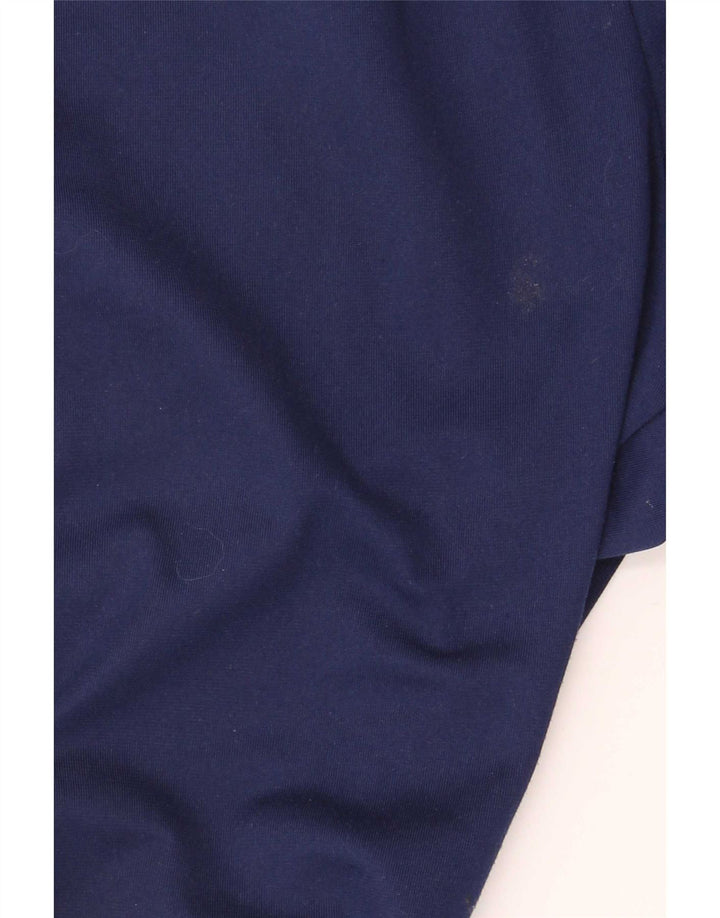 Męskie spodnie dresowe Nike Dri Fit, poliester w kolorze średniego granatu, w blokach kolorów