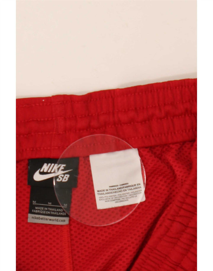 Męskie spodenki sportowe Nike z grafiką, średni czerwony poliester