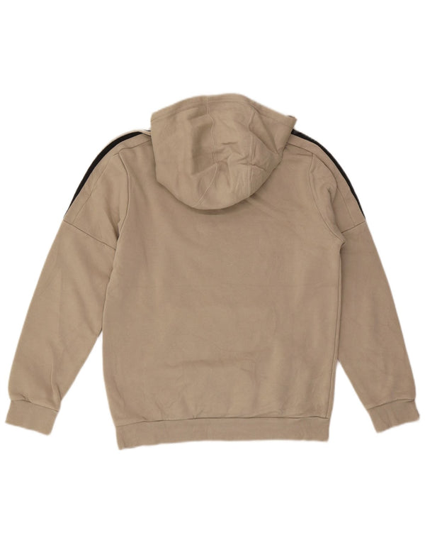 Chłopięca bluza z kapturem Adidas z grafiką 13-14 lat, beżowa, bawełniana