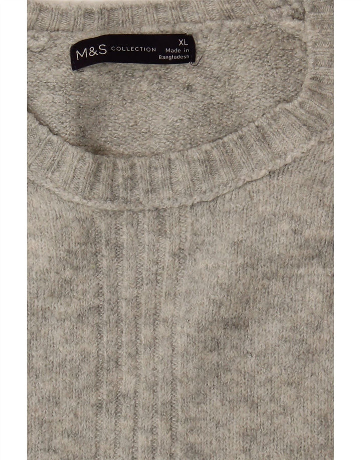 MARKS & SPENCER Womens Boat Neck Jumper Sweater UK 18 XL Multicoloured Vintage Marks & Spencer and Second-Hand Marks & Spencer from Messina Hembry 