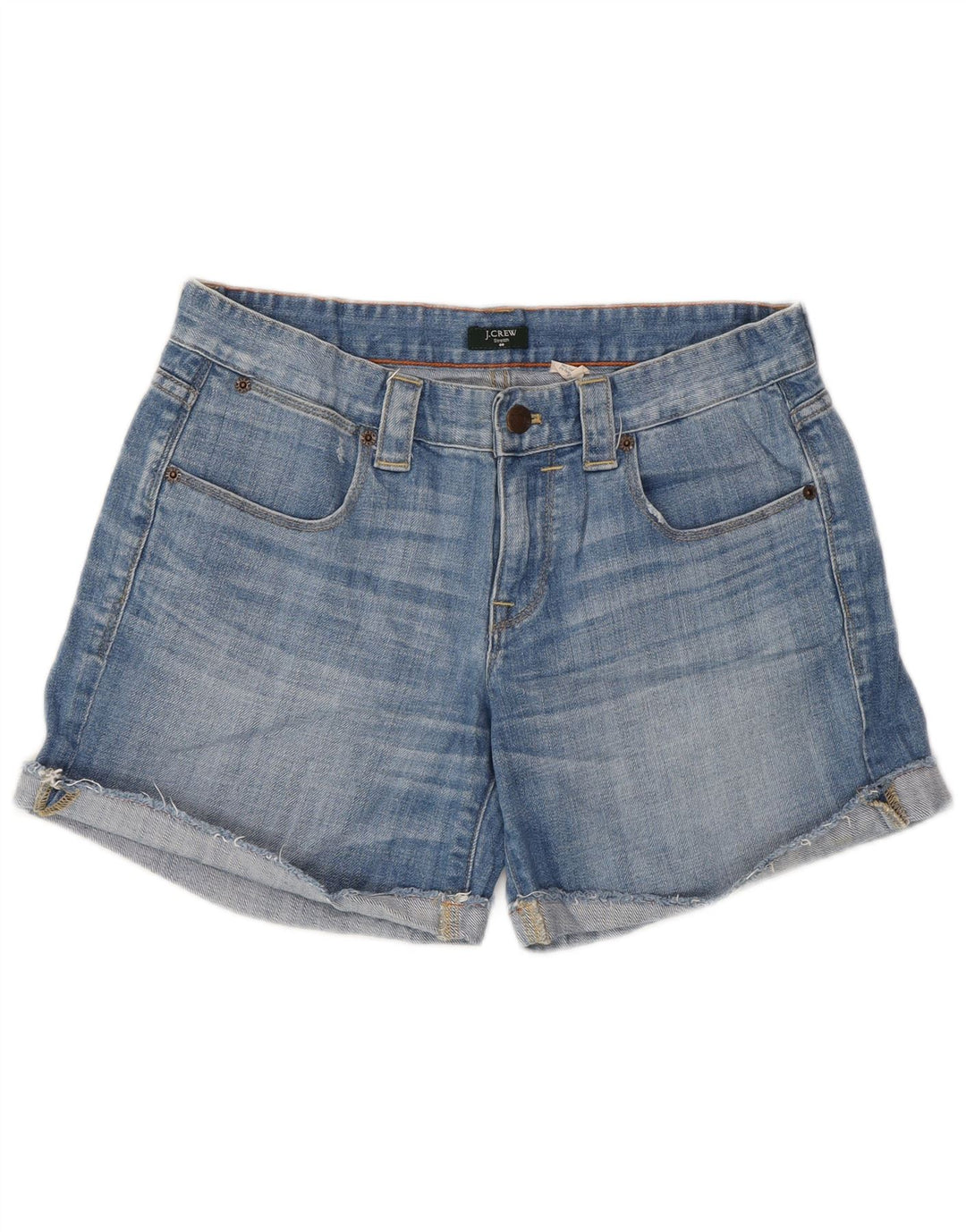 Damskie spodenki jeansowe J. CREW US 6 Medium W30, niebieska bawełna