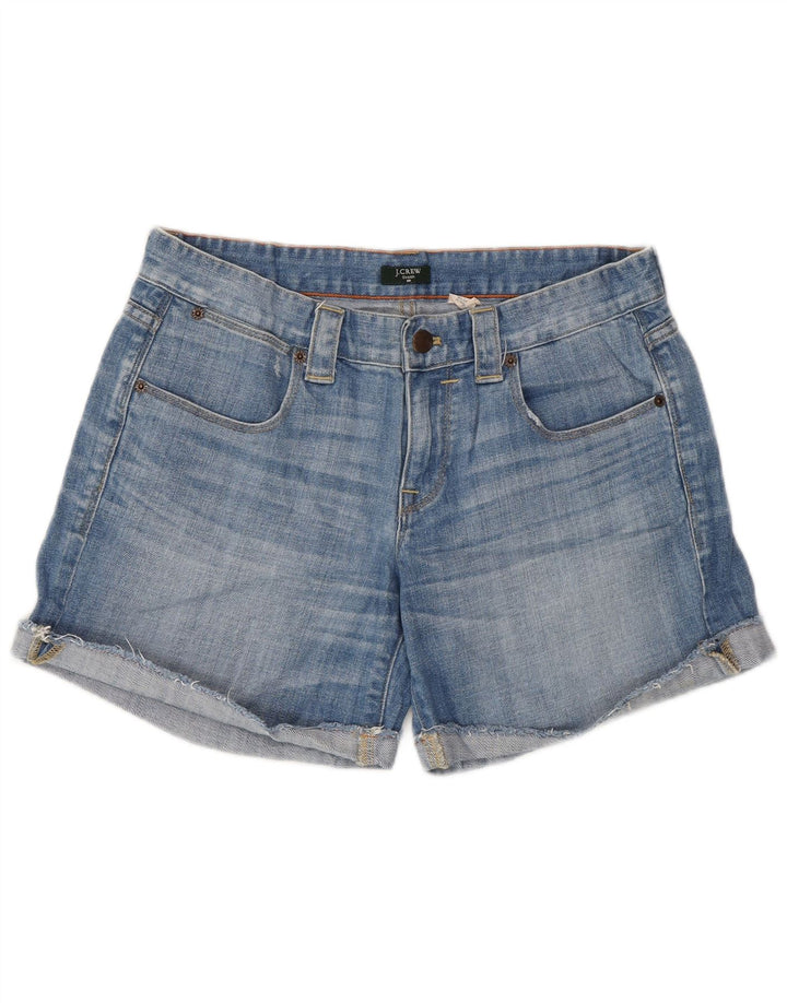 Damskie spodenki jeansowe J. CREW US 6 Medium W30, niebieska bawełna
