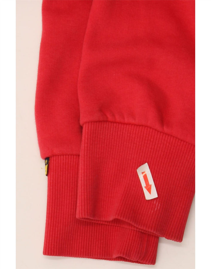 Męski sweter z kapturem Superdry Graphic, duży, czerwony