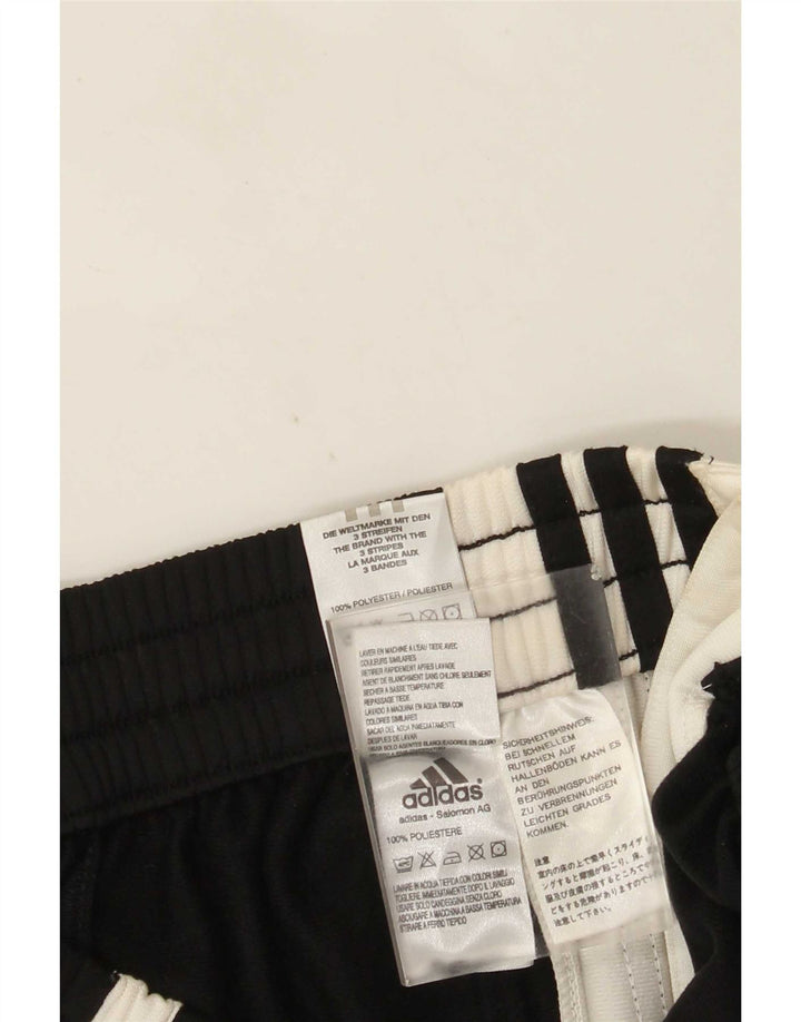 Męskie spodnie dresowe Adidas, małe, czarne, z blokami kolorów, z poliestru