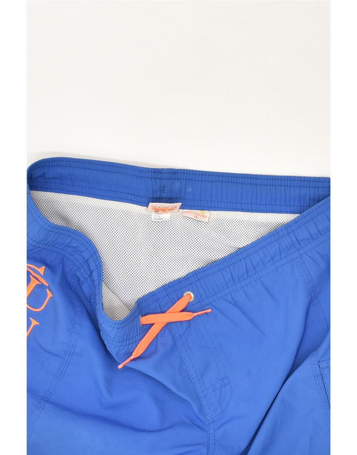 SUNDEK Boys Graphic Sport Shorts 13-14 Years Blue | Vintage Sundek | Thrift | Second-Hand Sundek | Used Clothing | Messina Hembry 
