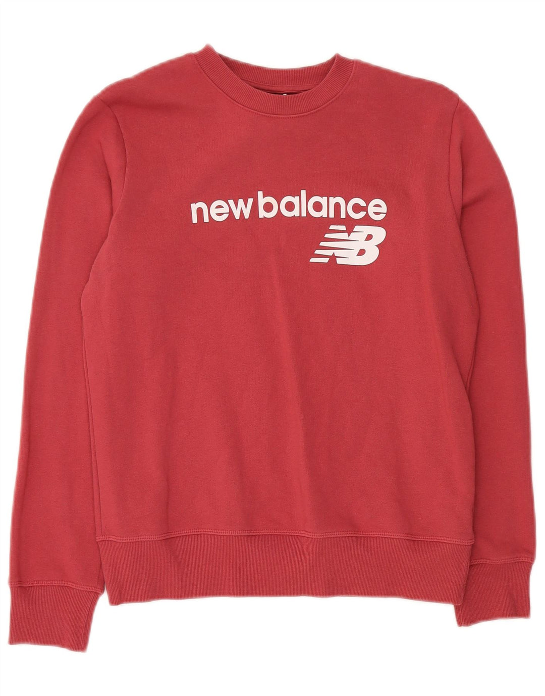 Męska bluza z grafiką New Balance, mała, czerwona, bawełniana