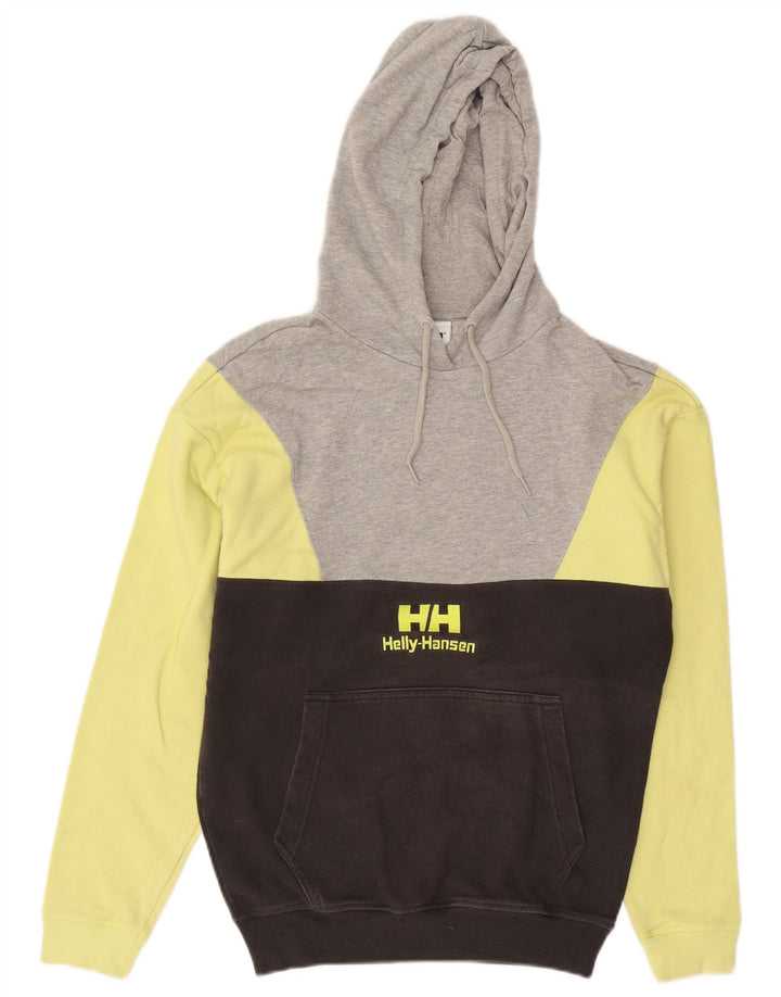 Męski sweter z kapturem Helly Hansen z grafiką, mały, wielobarwny blok kolorów