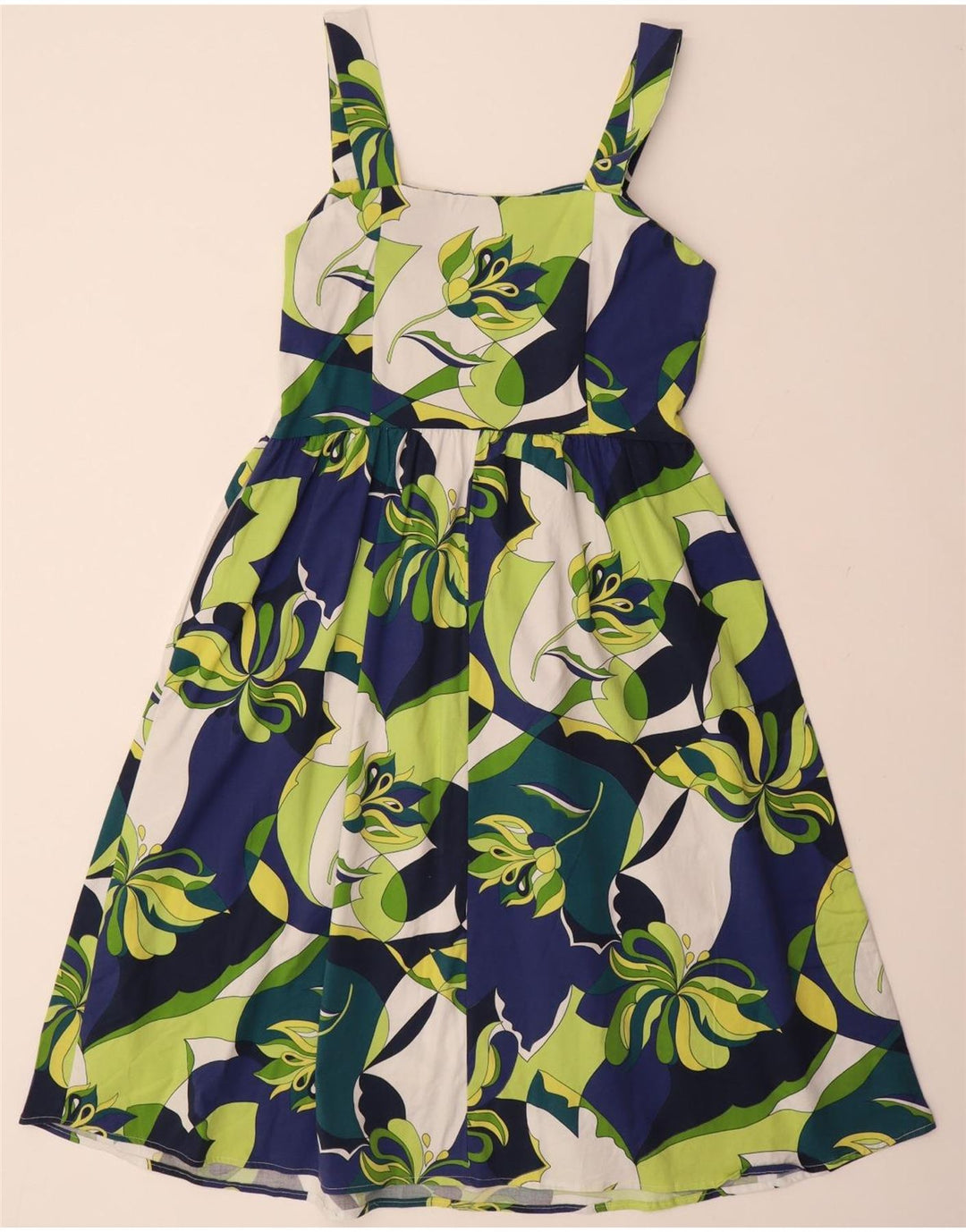 Damska sukienka letnia VINTAGE IT 48 XL Wielokolorowa bawełniana w kwiaty