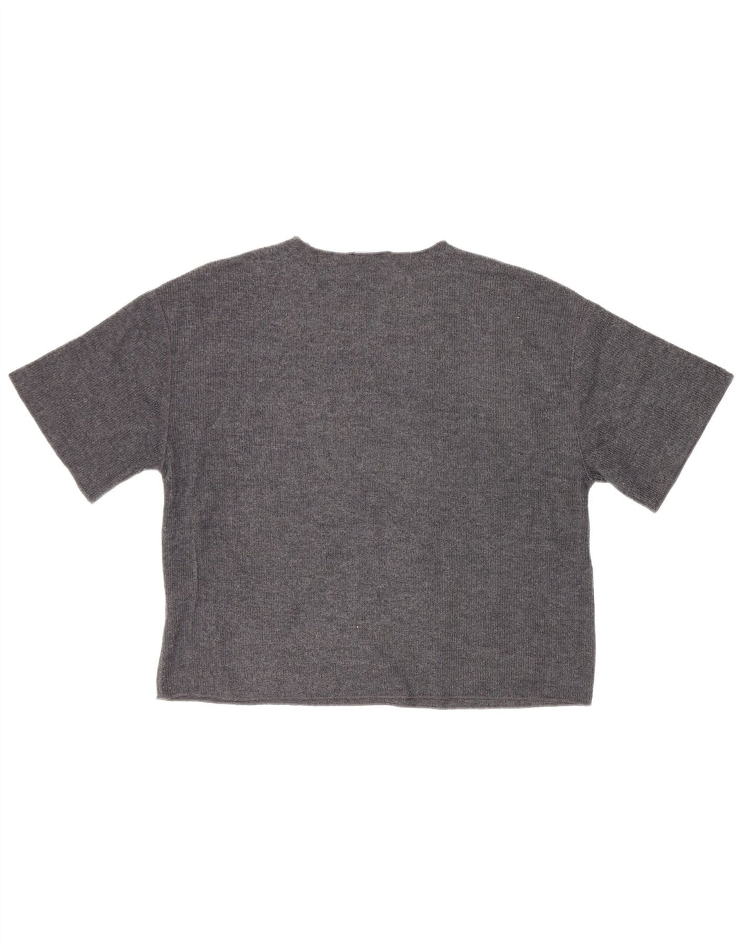 Damska koszulka oversize Zara Top UK 10 Small, szary poliester