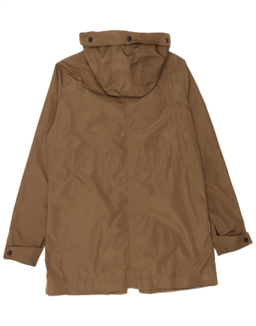 Damska kurtka przeciwdeszczowa z kapturem Superdry UK 14, duża, khaki, poliester