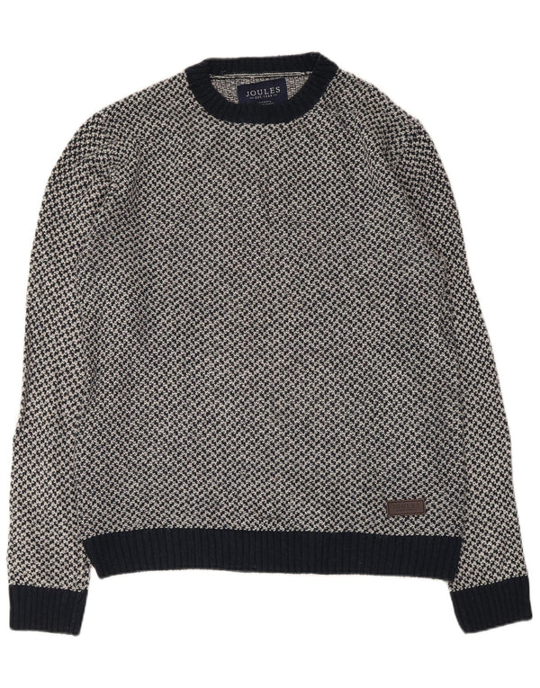 Joules Mens Crew Neck Jumper Sweater Medium Navy Blue Acrylic