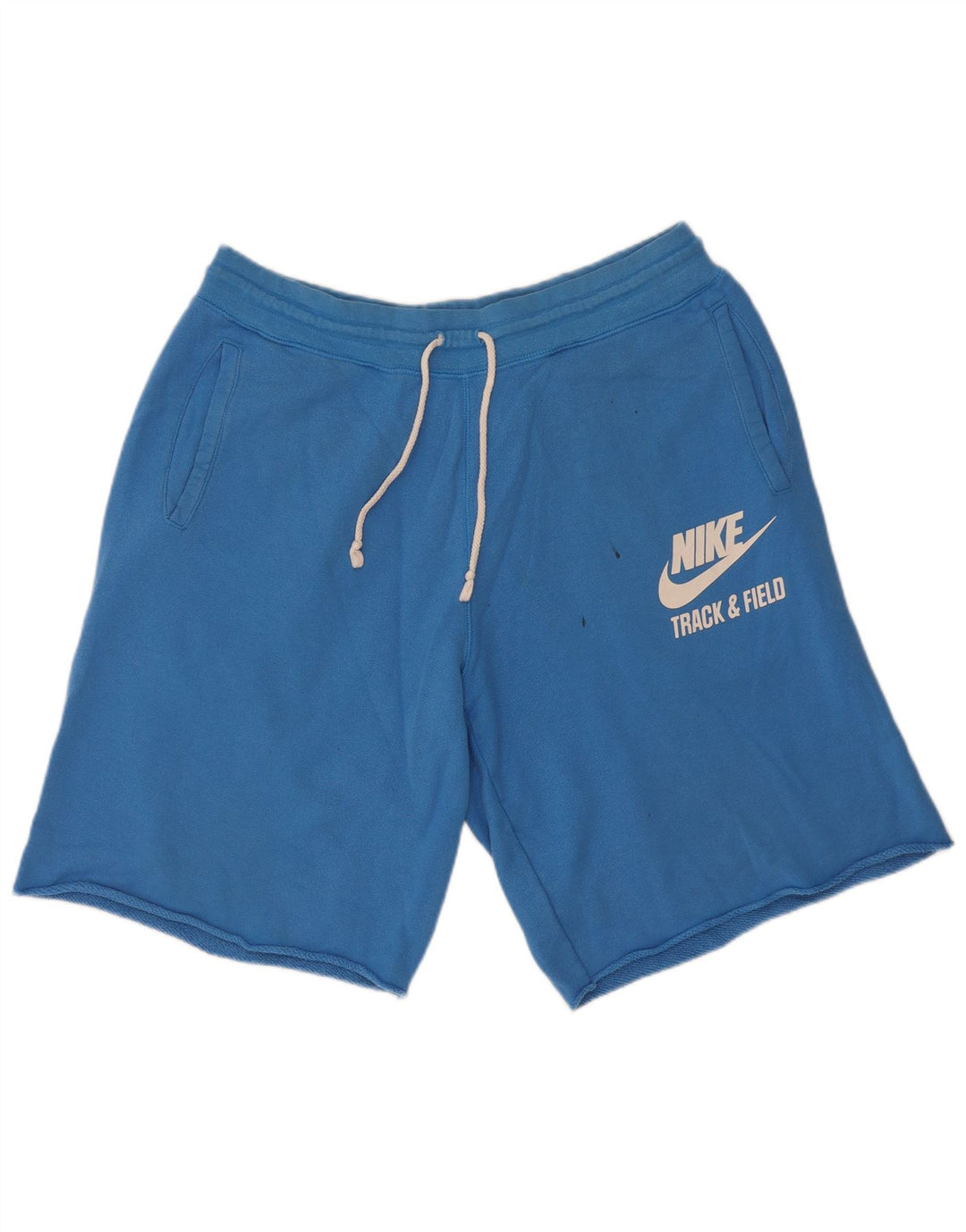 Męskie spodenki sportowe Nike Graphic, duże, niebieskie, bawełniane