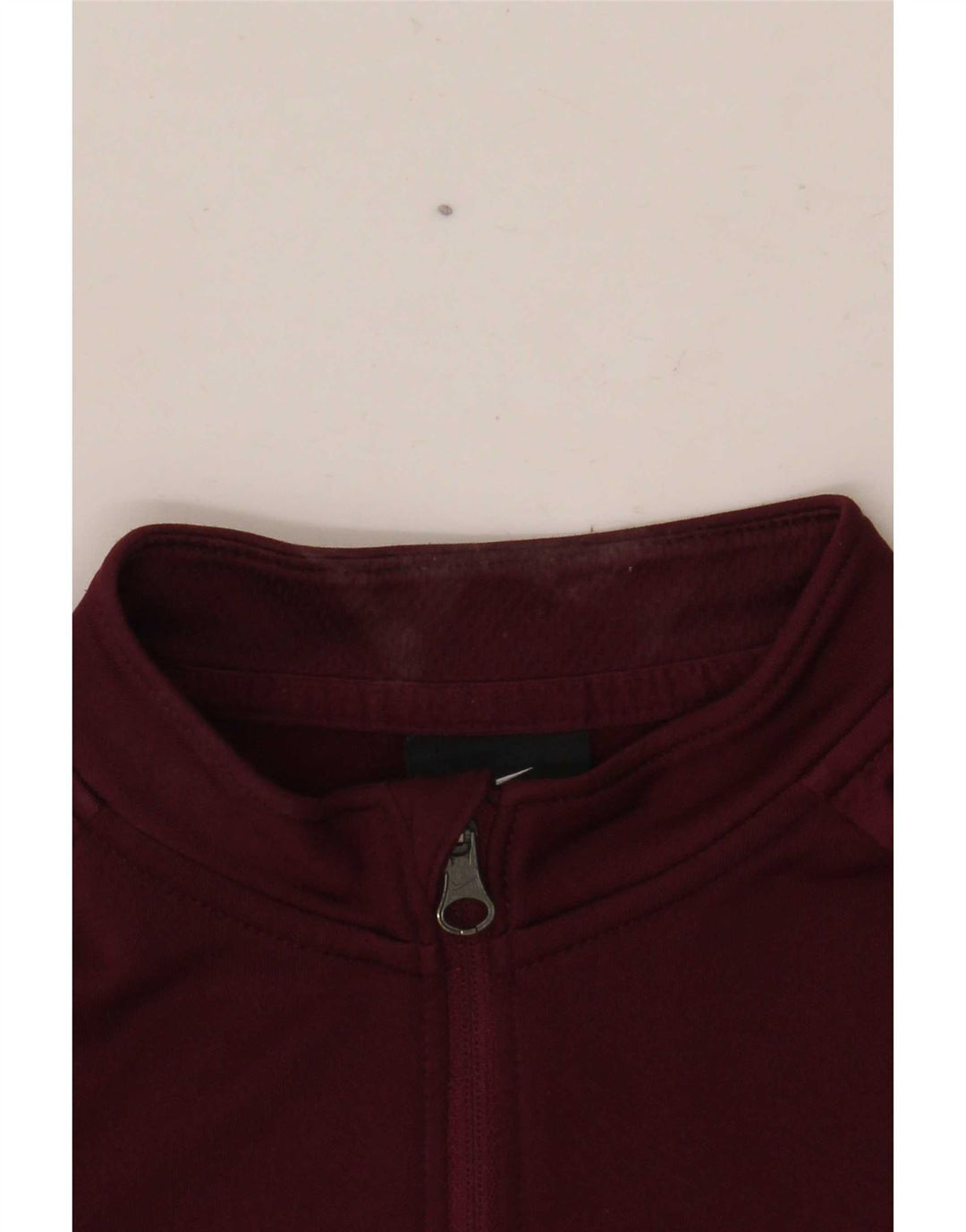 Chłopięcy dres Nike Dri Fit z graficznym pulowerem, rozmiar 12-13 lat, duży, bordowy