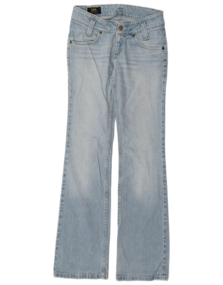 Damskie jeansy Lee Leola Bootcut W28 L32 Niebieskie bawełniane