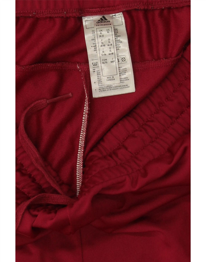 Damskie spodnie dresowe Adidas UK 20/22 XL Burgundowy poliester