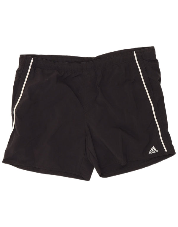 Męskie spodenki sportowe Adidas 2XL z czarnego nylonu