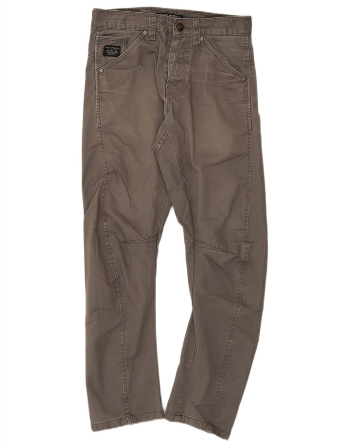Męskie spodnie bananowe Jack & Jones W28 L28 szare