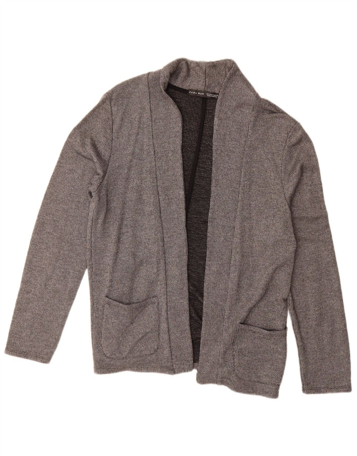 Męski sweter Zara, mały, szary