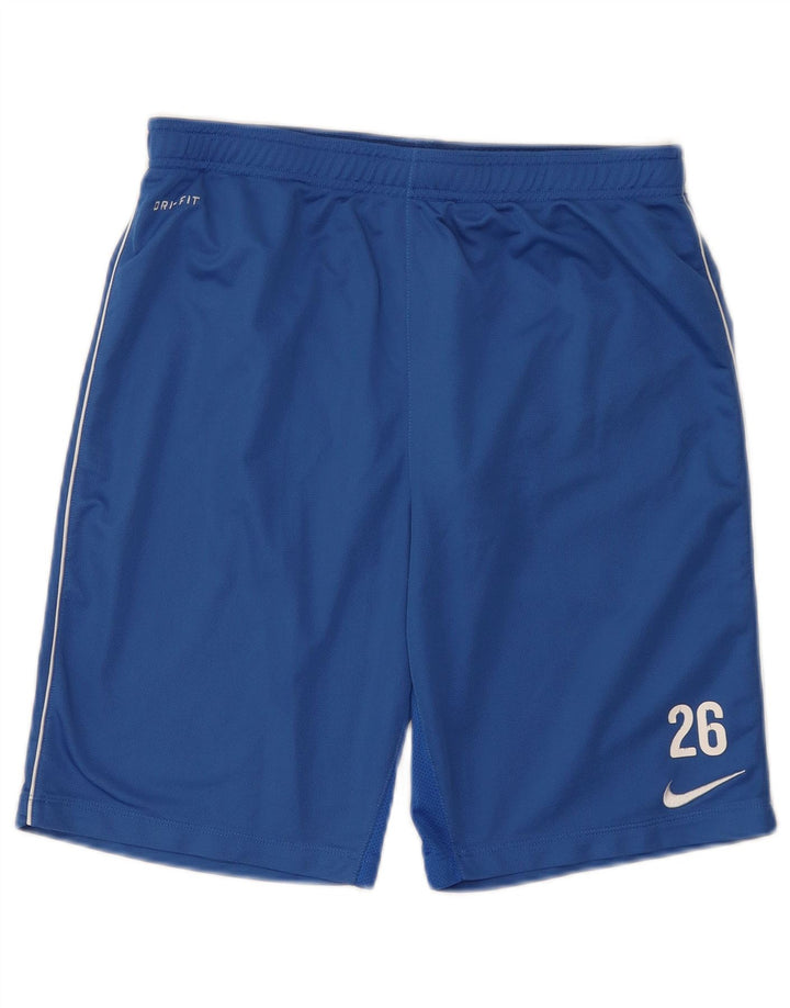 Męskie spodenki sportowe Nike Dri Fit, średnioniebieskie, poliestrowe