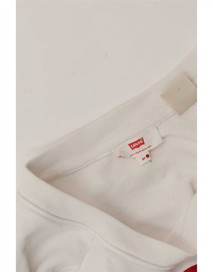 Damska bluza Levi's Graphic Jumper UK 14 Średnia biel