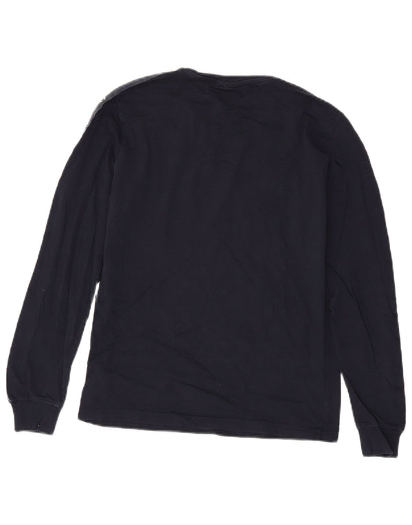 Dziewczęcy top graficzny Champion z długim rękawem 13-14 lat XL, granatowy, bawełniany