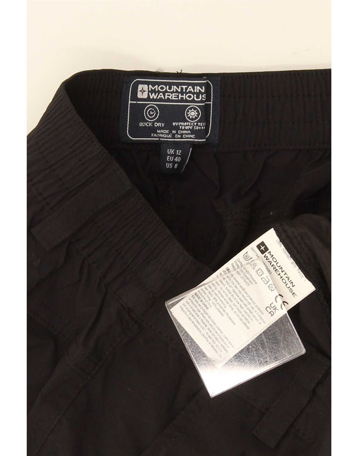 Damskie spodenki chino Mountain Warehouse UK 12 Medium W30, czarny poliester