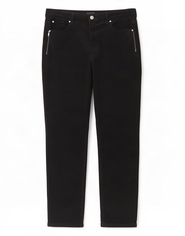 Marks & Spencer Damskie sztruksowe spodnie UK 16 Large W34 L27 Granatowe