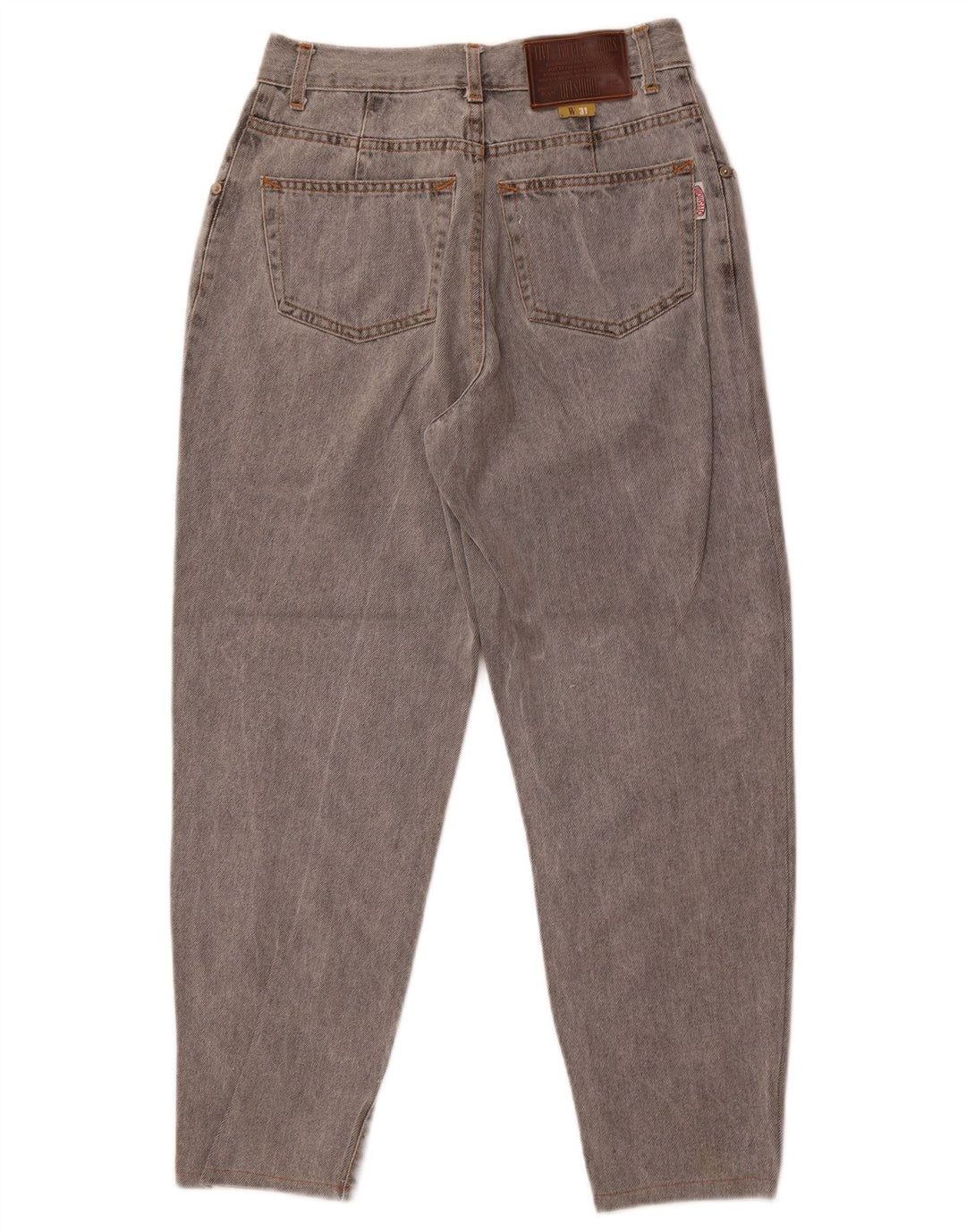 Damskie jeansy z wysokim stanem OFFSHORE W31 L26 Szara bawełna