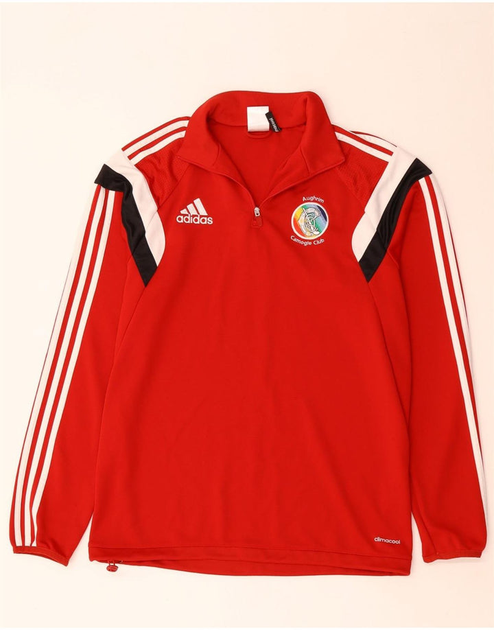 Adidas Męskie Climacool Pullover Dres Top Średni Czerwony Colorblock