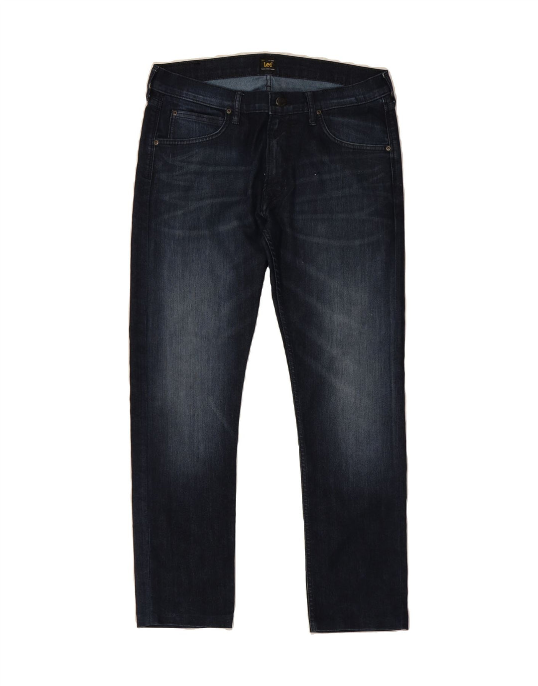 LEE Womens Luke Slim Jeans W33 L28 Navy Blue Cotton Vintage Lee and Second-Hand Lee from Messina Hembry 