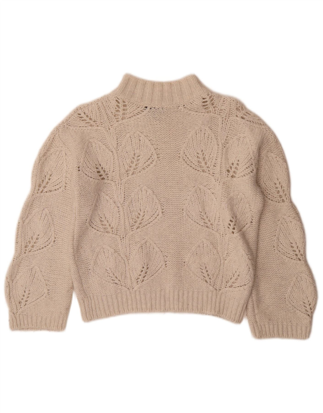 Sweter damski Massimo Dutti z golfem UK 4 XS Off White