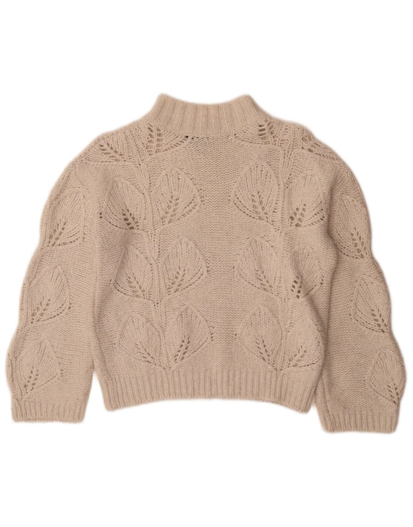 Sweter damski Massimo Dutti z golfem UK 4 XS Off White